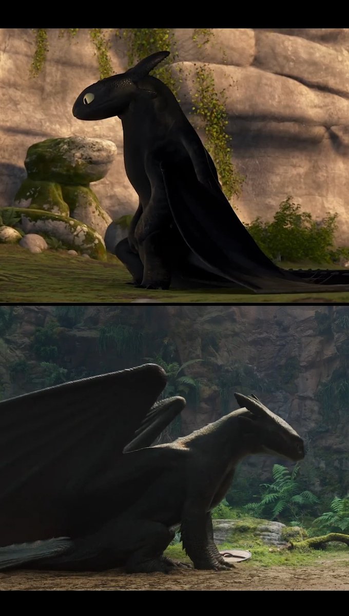 #HowToTrainYourDragon Animated 2010 vs Live-Action 2025.