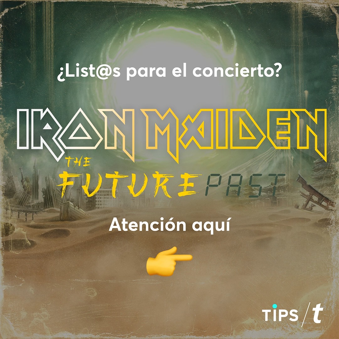¡El momento ha llegado! Iron Maiden regresa a la CDMX con su #TheFuturePastWorldTour 🎸💥 Si asistirás al concierto en el Estadio GNP entonces te interesarán los siguientes #TipsTicketmaster para que tengas la mejor experiencia en tu acceso al concierto 👇