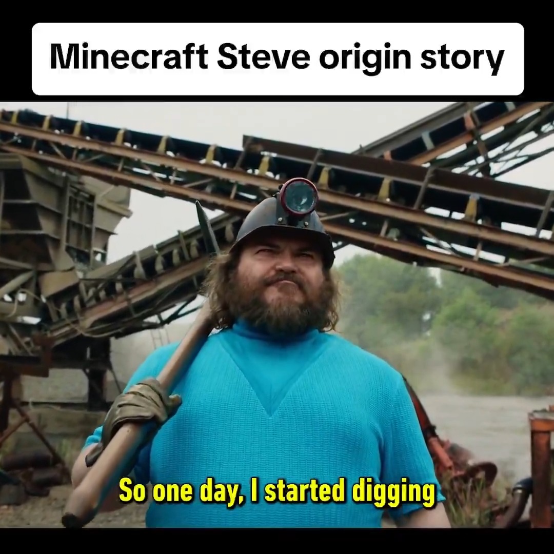 Wake up babe, new Minecraft lore just dropped. #MinecraftMovie