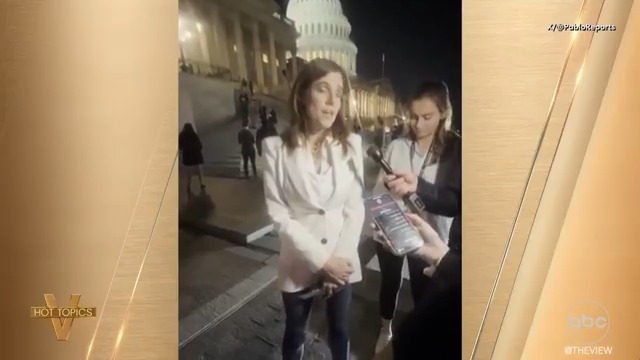 REP. MACE'S TARGETED ATTACKS ON REP.-ELECT McBRIDE: After GOP Rep. Nancy Mace introduced a measure for a transgender bathroom ban at the Capitol just as the first transgender person was elected to Congress, #TheView co-hosts react.