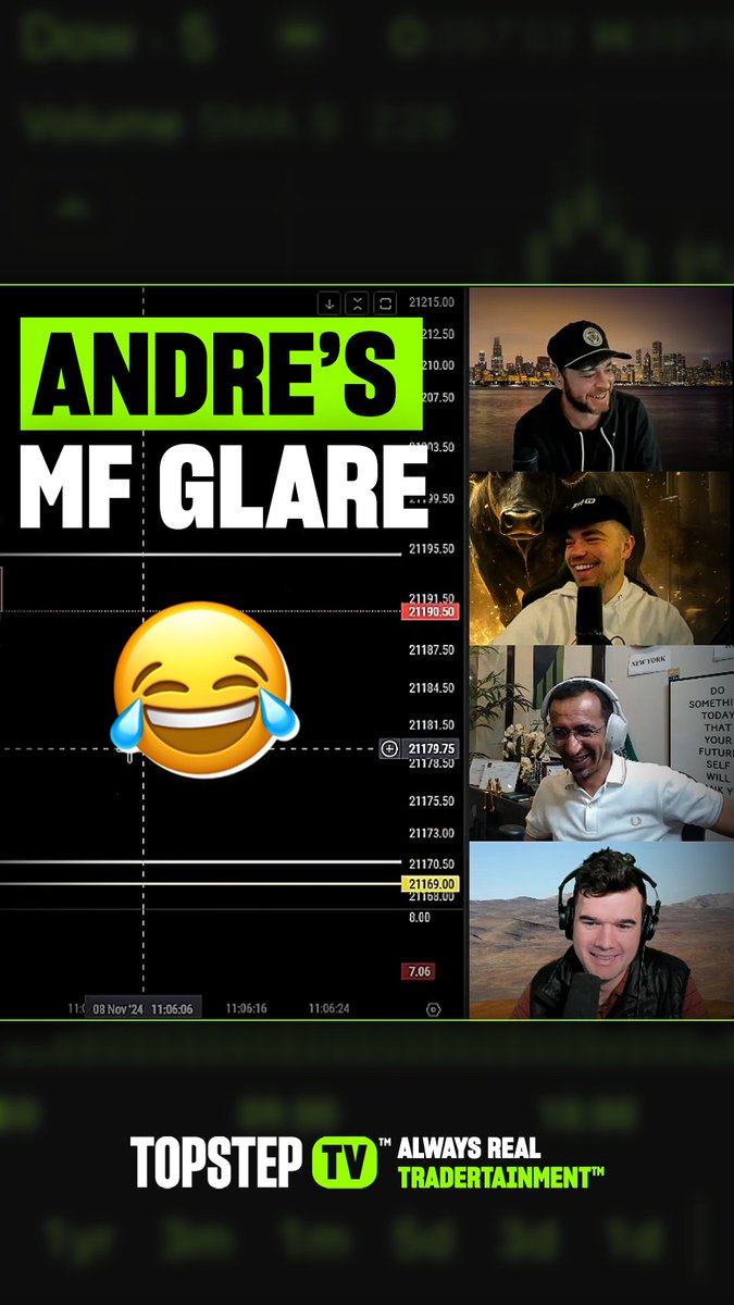 We’ve got a hot mic moment! 🔥🎤 Hey, when you’re trading live 6 days a week, sometimes 💩 happens! 😂 Click the 🔗 to catch all the action (and surprises) on TopstepTV! 📺 #topsteptv #hotmic #livetrading #futurestrading #propfirm #trader
