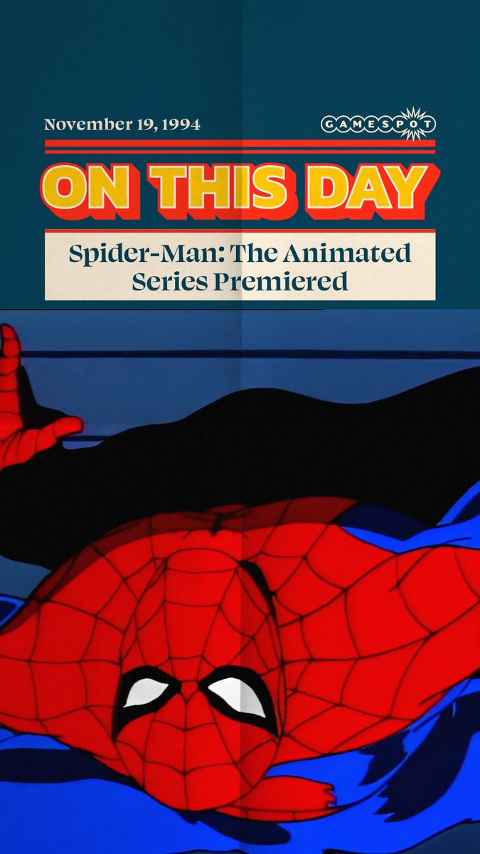 20 years ago the web-slinging for #SpiderMan The Animated Series began ❤️ 🕸️ 💙