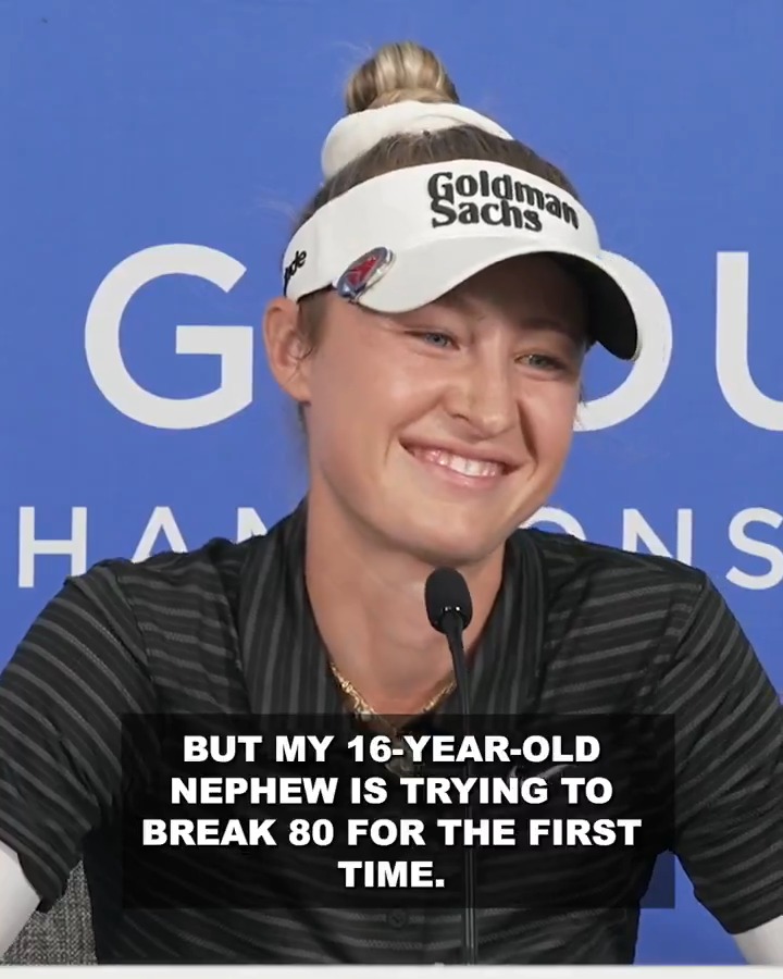 Nelly Korda shares her two best tips for golfers trying to break 80 for the first time. 👇