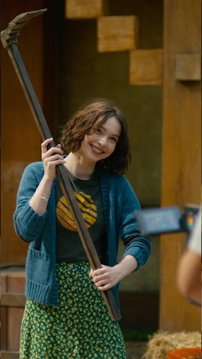 Kickin’ axe in the Overworld. ⛏️ #MinecraftMovie - only in theaters 2025.