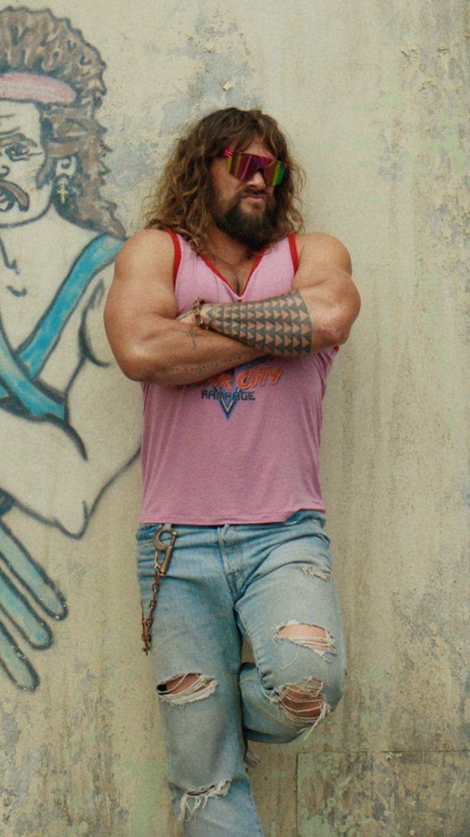 Stuck in the 80s ✅ Huge fan of pink ✅ Looks good ✅ Could use a hug 🤗 #MinecraftMovie - only in theaters 2025.