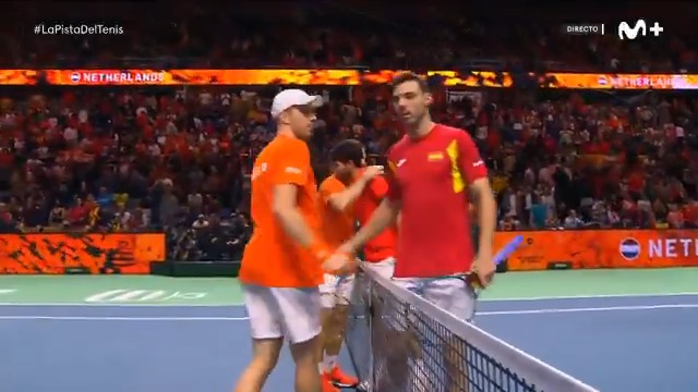 Países Bajos deja a España fuera de la #CopaDavis. #LaPistaDelTenis