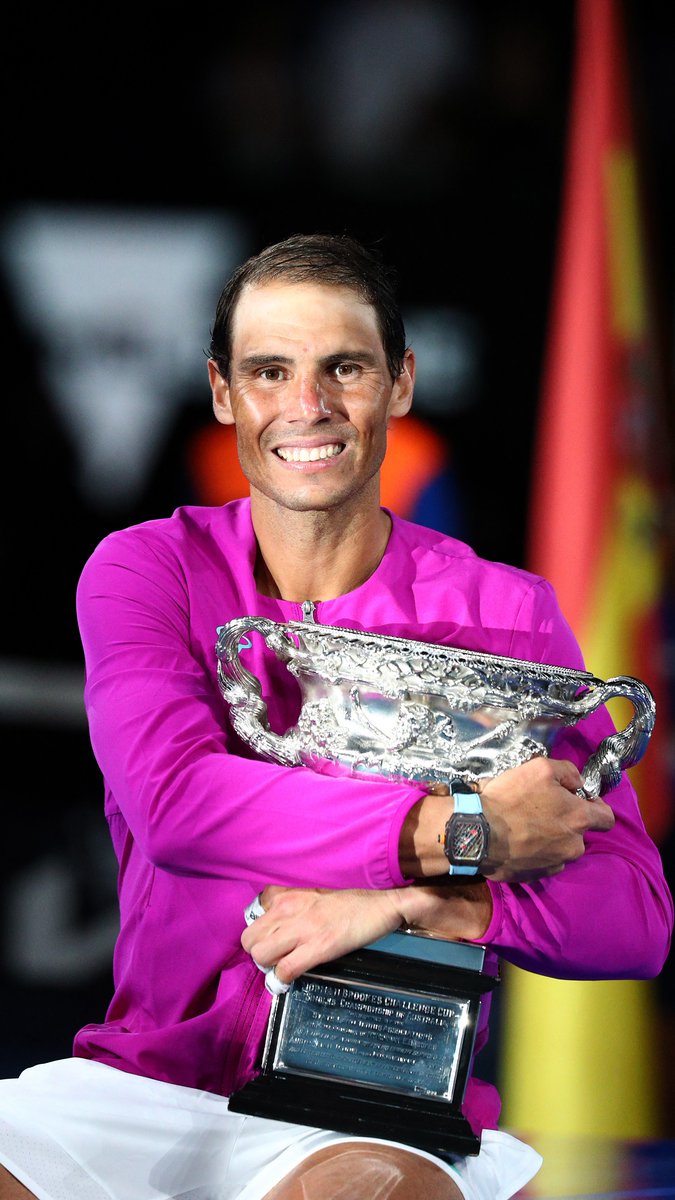 Congrats on a PHENOMENADAL career 💪 Rafa Nadal
