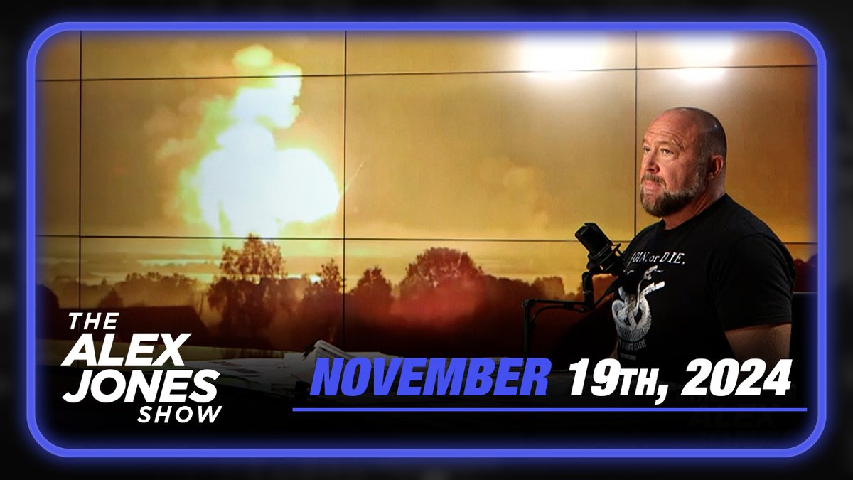 FULL SHOW 11/19/24 — WW3 Alert! Russia Threatens Imminent Nuclear War After NATO Launches Bombing Campaign Inside Russia, Congressman Massie & Other Leaders Call For The Immediate Removal Of Biden Under The 25th Amendment! WATCH/SHARE LIVE STREAM HERE: