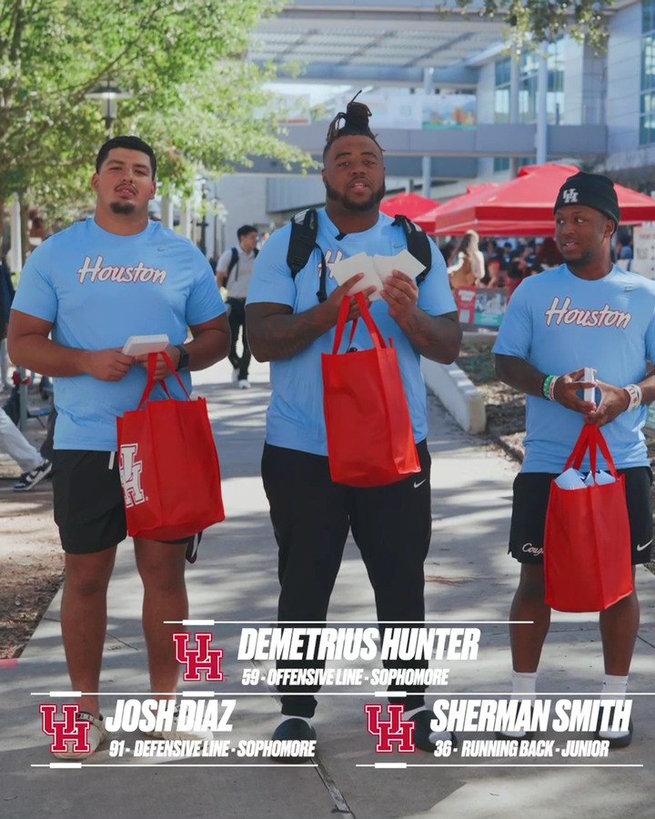 Wear blue. Be loud. Be proud. Go Coogs! Saturday. 6 p.m. TDECU Stadium.