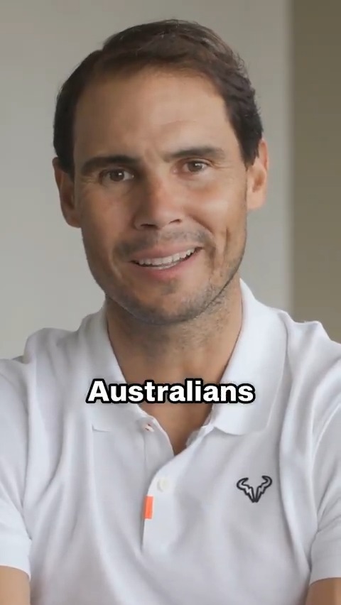 Gracias from Down Under 🙌 🥹 Rafa Nadal