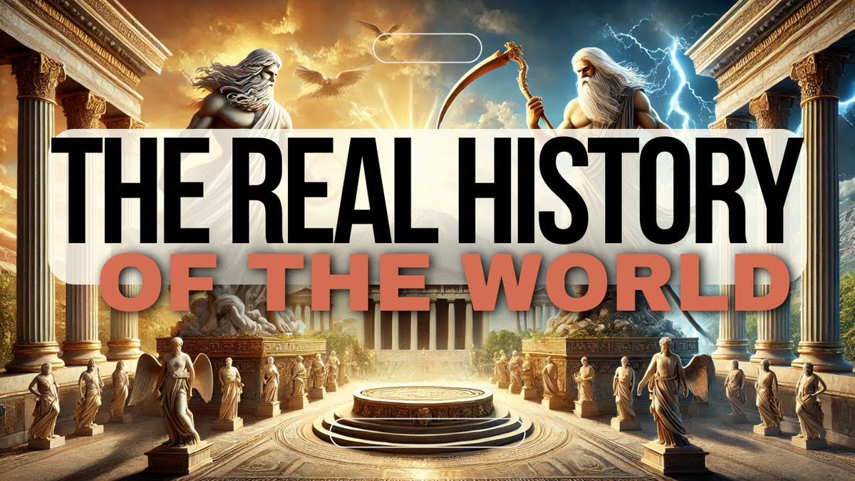 As I work on part 2, I feel it's now the time to share this on X too. I present to you: "The REAL History of the World - Olympians, Titans, Phoenicians" Part 1 With big accounts hinting at the upcoming poleshift/micronova, the time is ripe.