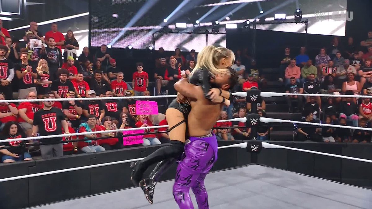 .karmen petrovic 🗡 wasn't about to let Brinley Reece slap Tehuti Miles and get away with it! 😳 #WWENXT