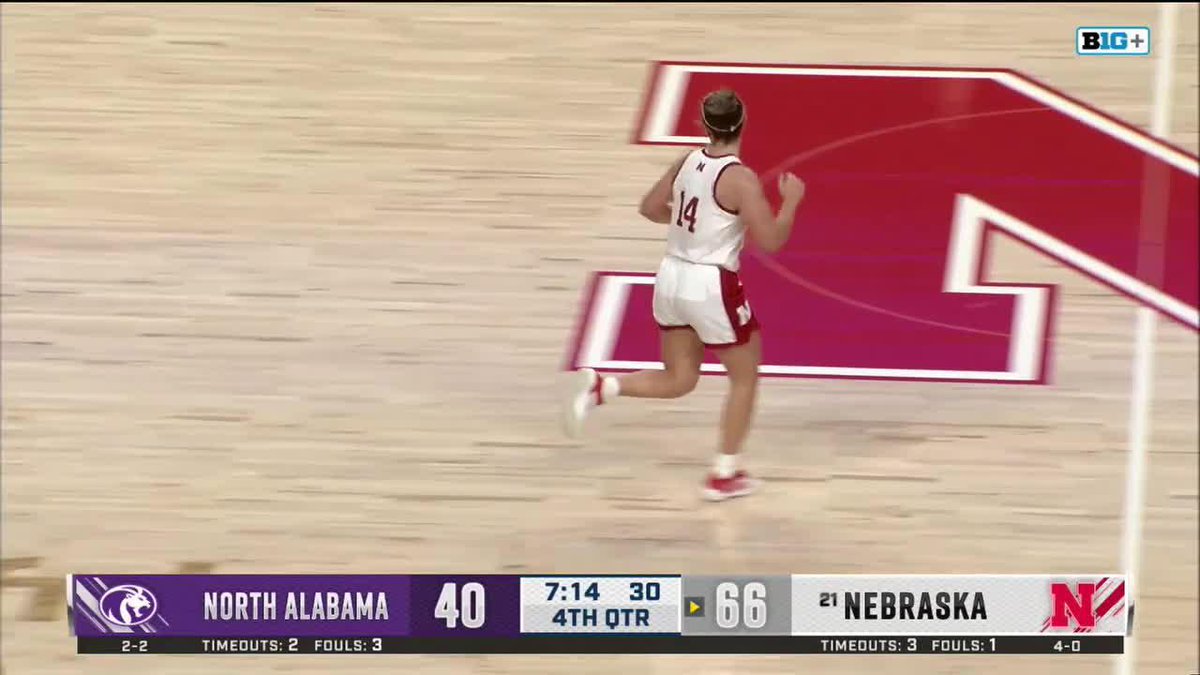 career high night! 17 pts so far for Callin Hake