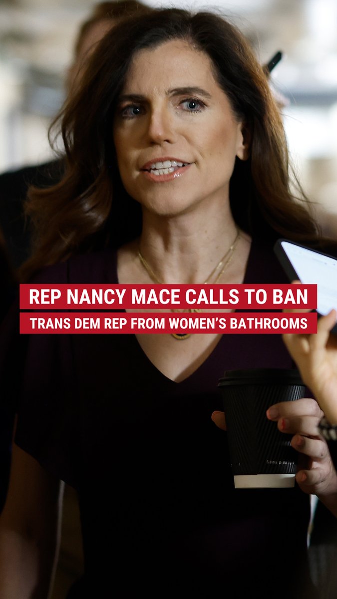 'I WILL DIE ON THIS HILL': Rep. Nancy Mace (R-SC) is leading the charge to keep biological men outside of women's restrooms in the Capitol as transgender Rep.-elect Sarah McBride (D-DE) is poised to join Congress.