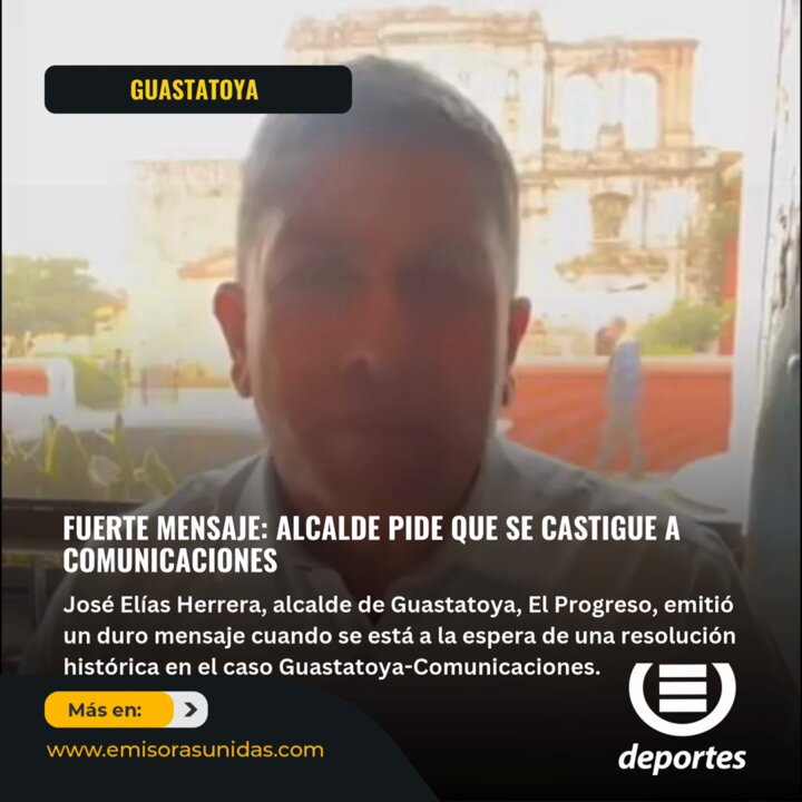 #Tendencias | ¡Rompió el silencio! Declaraciones con fuertes acusaciones emitió el alcalde de Guastatoya para referirse al caso del "Pecho Amarillo", que está a la espera de conocer una resolución sobre una demanda contra Comunicaciones.