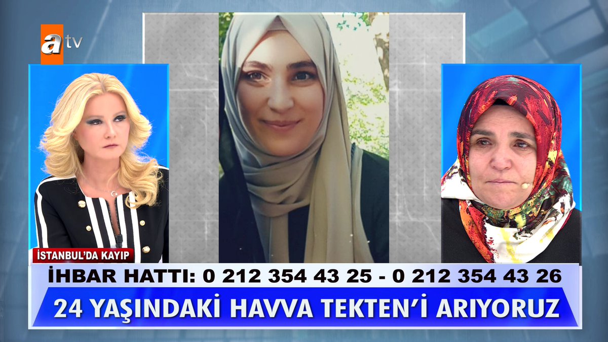 24 yaşındaki Havva Tekten aranıyor... #MügeAnlıİleTatlıSert #MügeAnlı atv