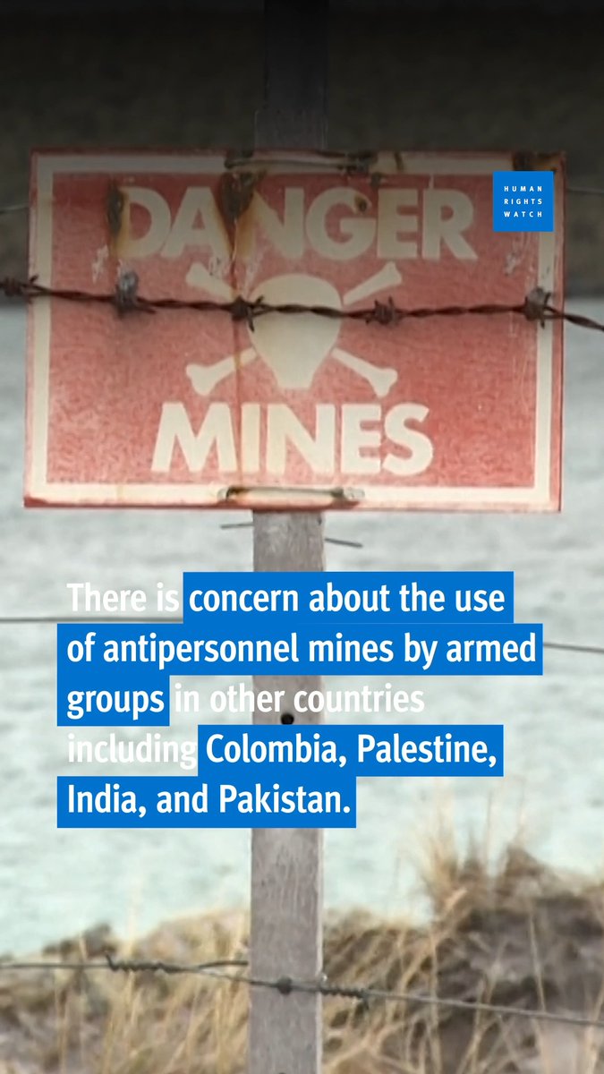 There has been new use of antipersonnel landmines by Russia, Myanmar, Iran and North Korea in 2024. New use risks undermining the international treaty banning antipersonnel landmines. Learn more: