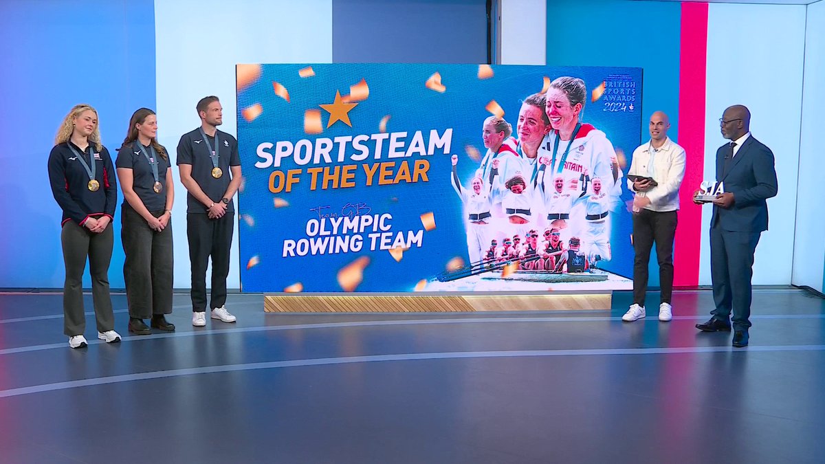 BREAKING: Team GB Olympic rowing team have won the SJA Team of the Year Award 🚨