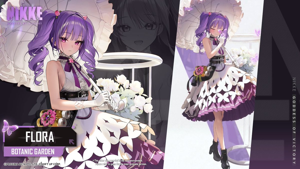 【NIKKE Motion Demonstration】 Flora uses MG: Natural Garden. She is a supporter who restores the HP of allies on both sides. Her Burst Skill enhances True Damage and recovers the entire squad's HP. HD Ver: 🔗: #NIKKE #Flora