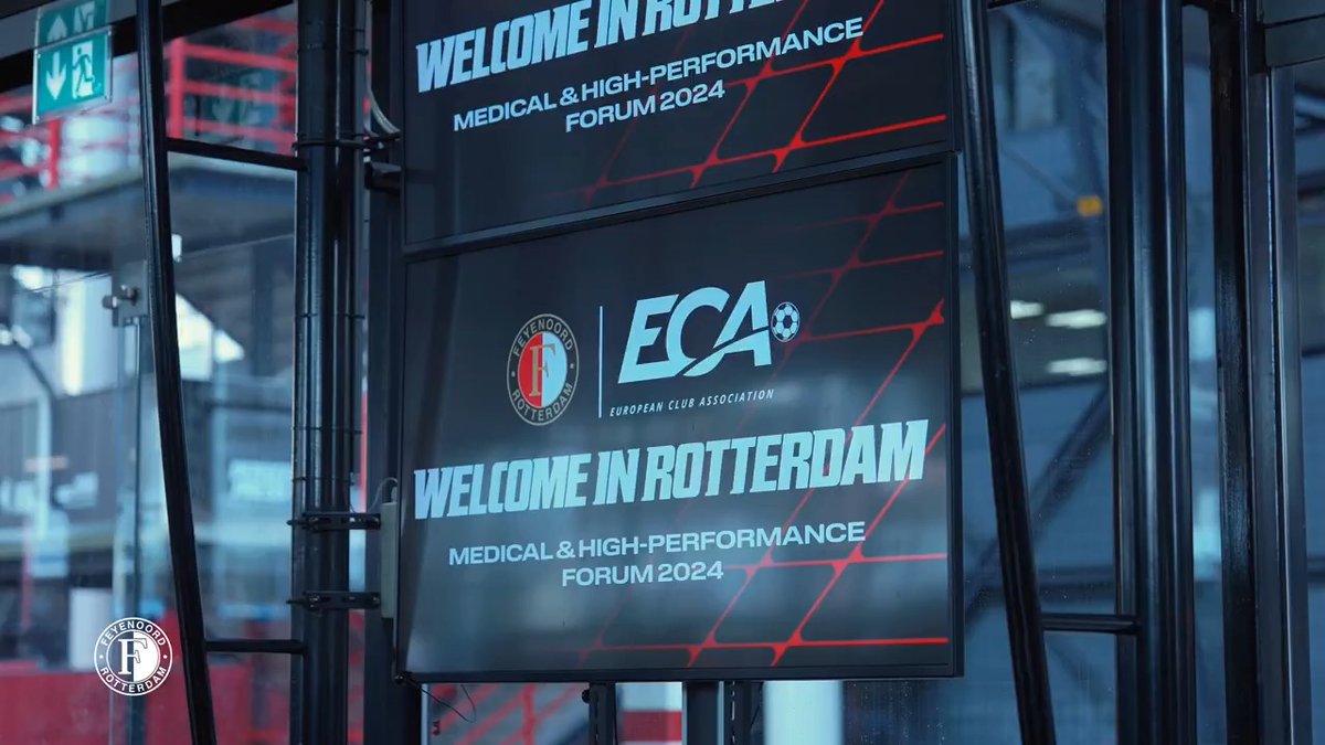 ECA and Feyenoord unite to share innovations at Men's Medical and High- Performance Forum.