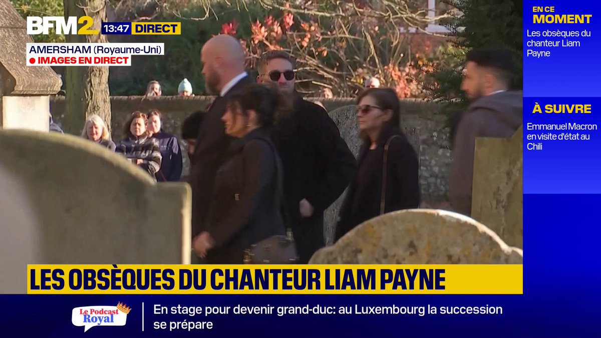 Le chanteur Zayn Malik arrive à son tour aux obsèques de Liam Payne