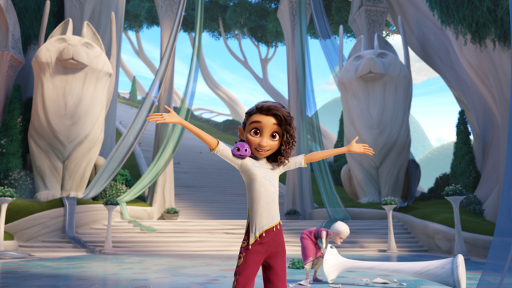 Rachel Zegler's gorgeous voice alert ✨ Here's a sneak peek at her opening number "My Parents Are Monsters" from the new animated adventure Spellbound — premiering Friday!