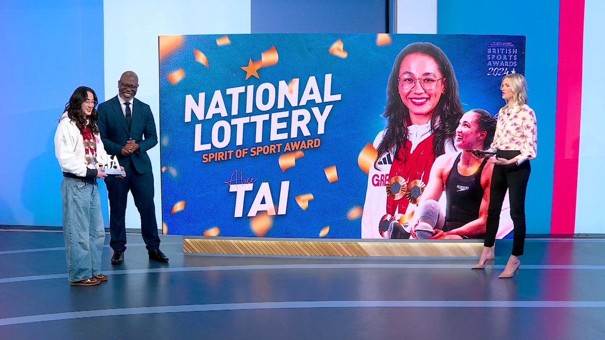 BREAKING: Alice Tai MBE has won the SJA National Lottery Spirit of Sport award which recognises outstanding performers who have proven to be role models in sport and life 🚨