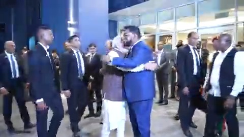 Highlights from yesterday’s memorable welcome in Guyana….