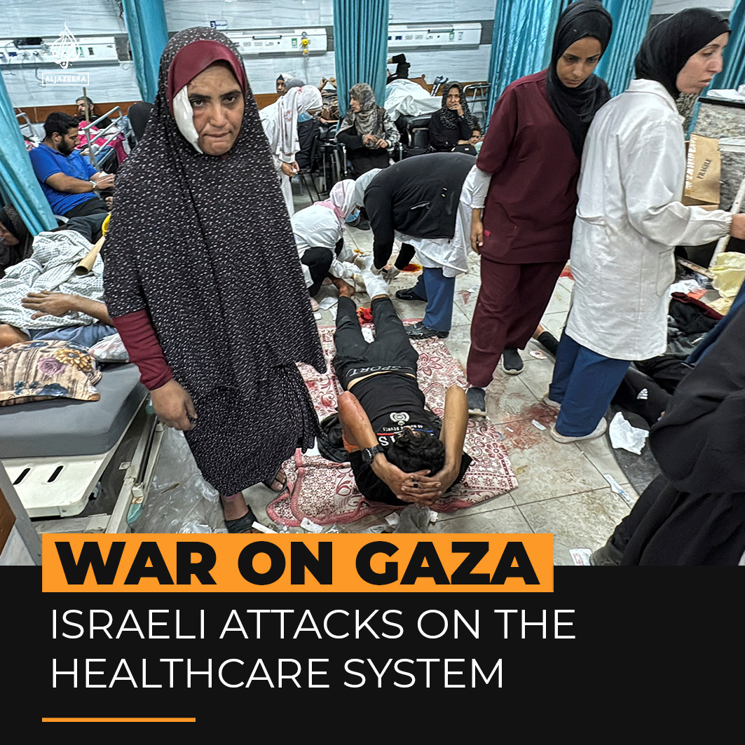 Doctors are working to save patients amid heavy Israeli attacks on Kamal Adwan Hospital in northern Gaza, where healthcare has been devastated.