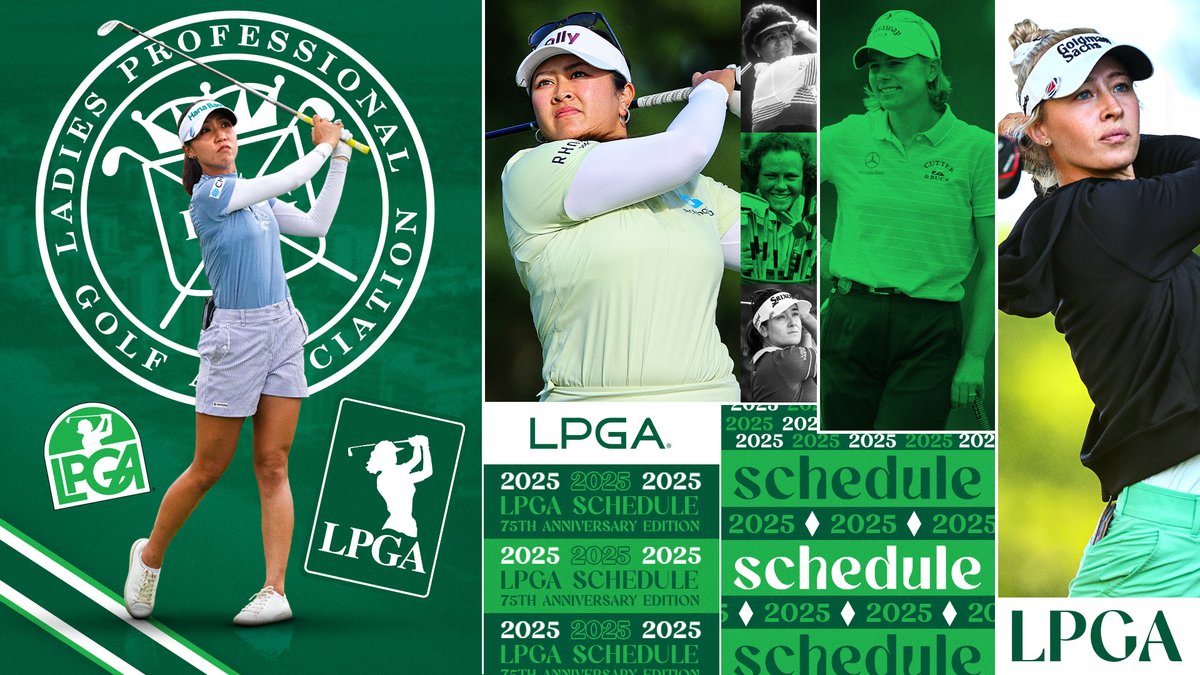 Mark your calendars, the 2025 LPGA Tour schedule is here! 📆 FULL SCHEDULE ⬇️