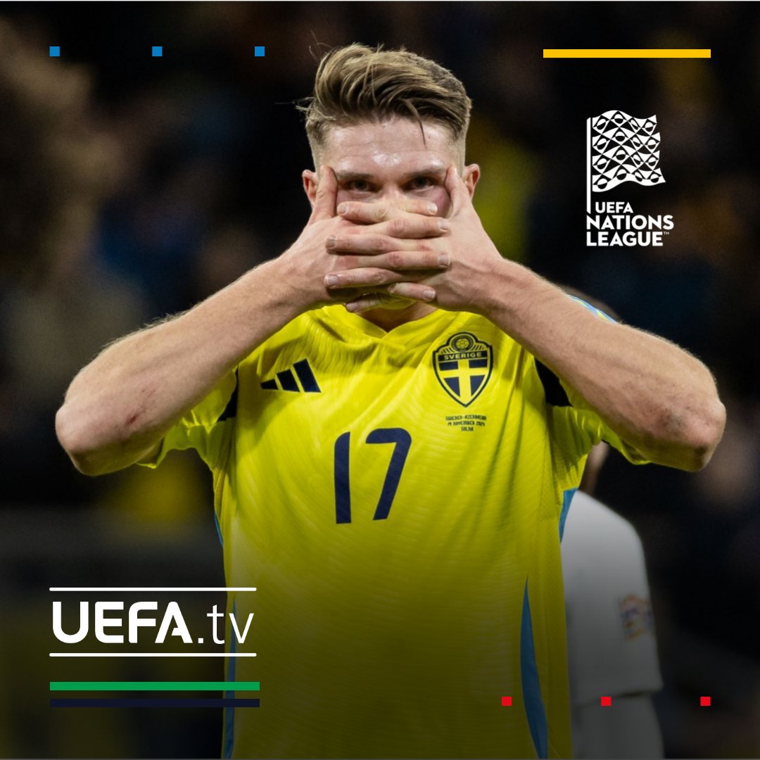 🥅🇸🇪 Four goals for Gyökeres! 🤩 What was your favourite #UNL moment this week? Check out all the highlights on #UEFAtv: ⬇️