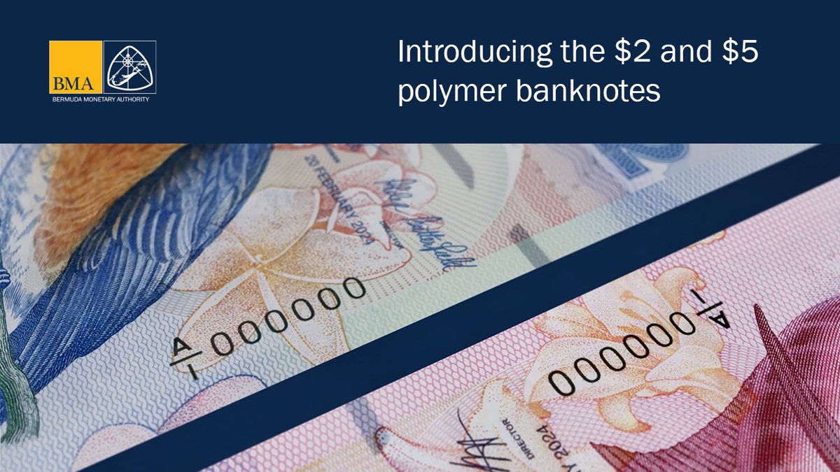 Durable, Accessible, Sustainable. Bermuda's $2 and $5 polymer banknotes will enter circulation this Fall. Visit our website for everything you need to know.