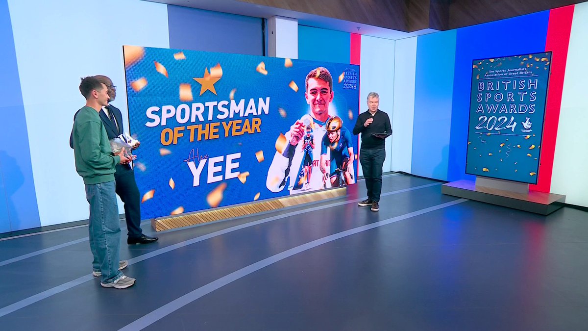 BREAKING: Alex Yee wins the SJA Sportsman of the Year award 🚨