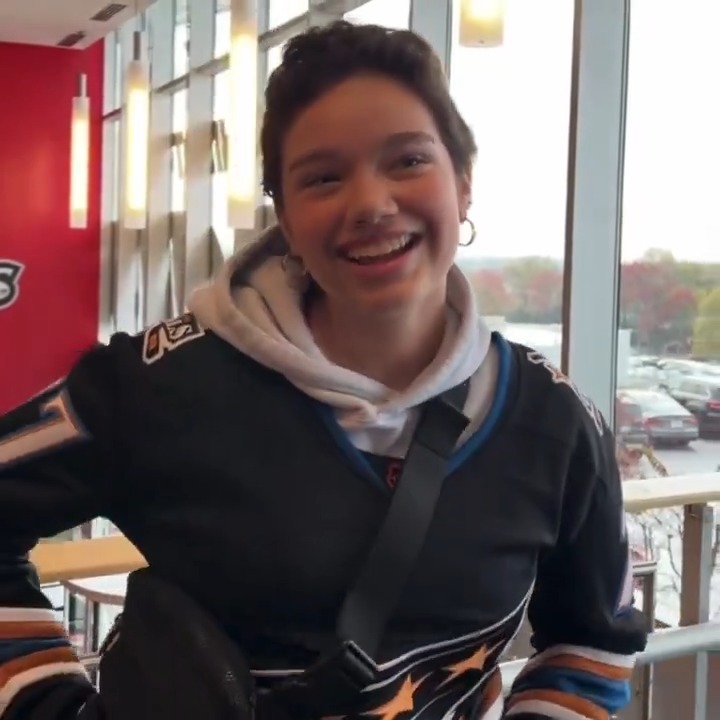 Meet Kalen from Make-A-Wish Mid-Atlantic, who we are so excited to host for her #ALLCAPS wish! Currently in remission, Kalen is a big Caps fan and plays hockey in Alberta. We'll be treating her and her family to a full slate of surprises at practice today and the game tomorrow night.