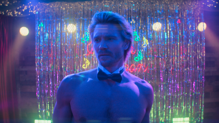 The Chad Michael Murray stripping Santa movie has finally arrived. The Merry Gentlemen is NOW PLAYING.