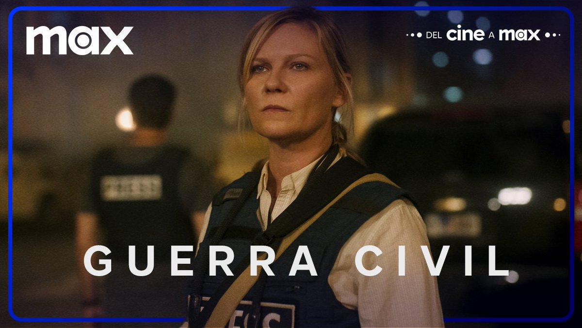 Todos los imperios caen algún día. Dirigida por Alex Garland y protagonizada por Wagner Moura y Kirsten Dunst, #GuerraCivil llega el 22 de noviembre a Max.