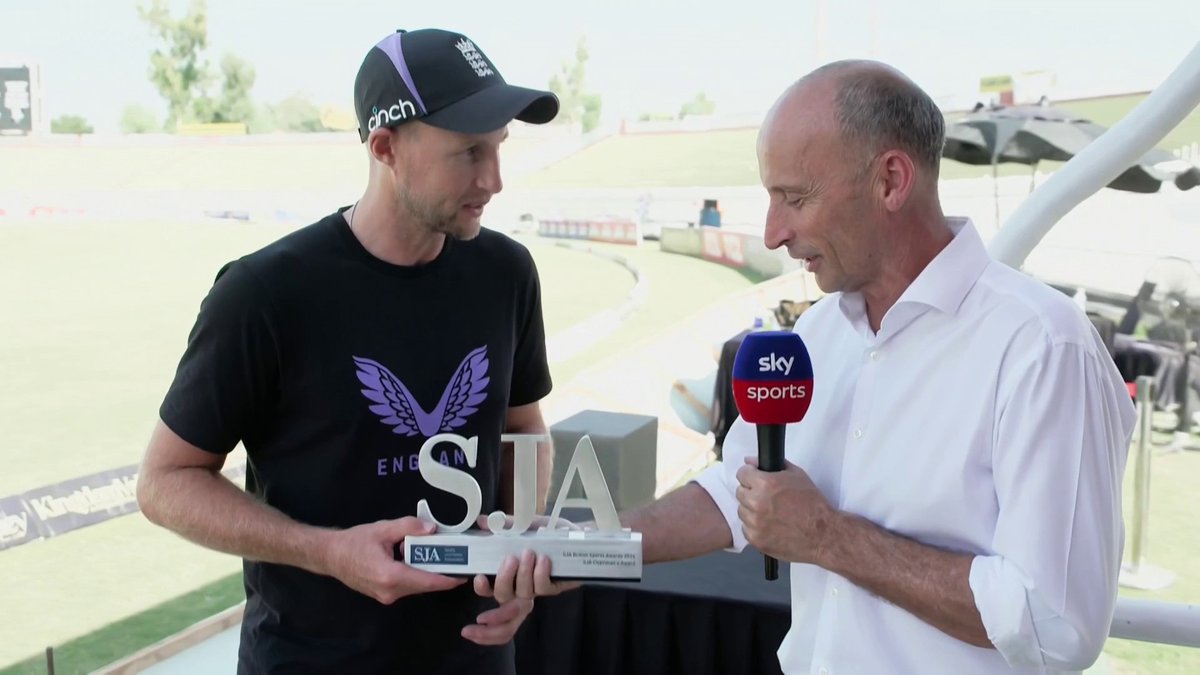 BREAKING: Joe Root has won the SJA Chairman's award 🚨