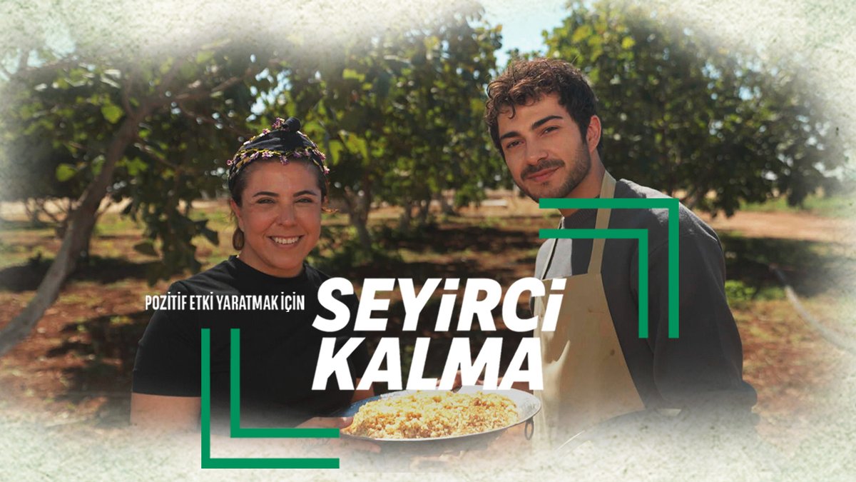 #PozitifEtki yaratacak girişimleri desteklemeyi işimizin parçası olarak görüyor, seyirci kalmıyoruz. @RahimcanKapkap’la #SeyirciKalma’nın ilk bölümünde iklim değişikliği ve yerel kalkınma alanında sürdürülebilir çözümler üreten sosyal gastronomi şefi Ebru Baybara Demir var #işbirliği