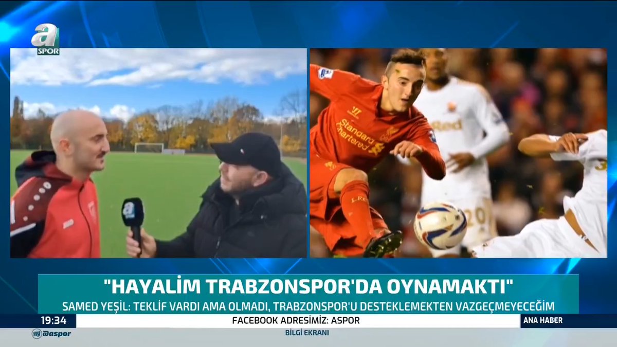 🗣️ Samed Yeşil: Hayalim Trabzonspor'da oynamaktı. Teklif vardı ama olmadı. Trabzonspor'u desteklemekten vazgeçmeyeceğim.