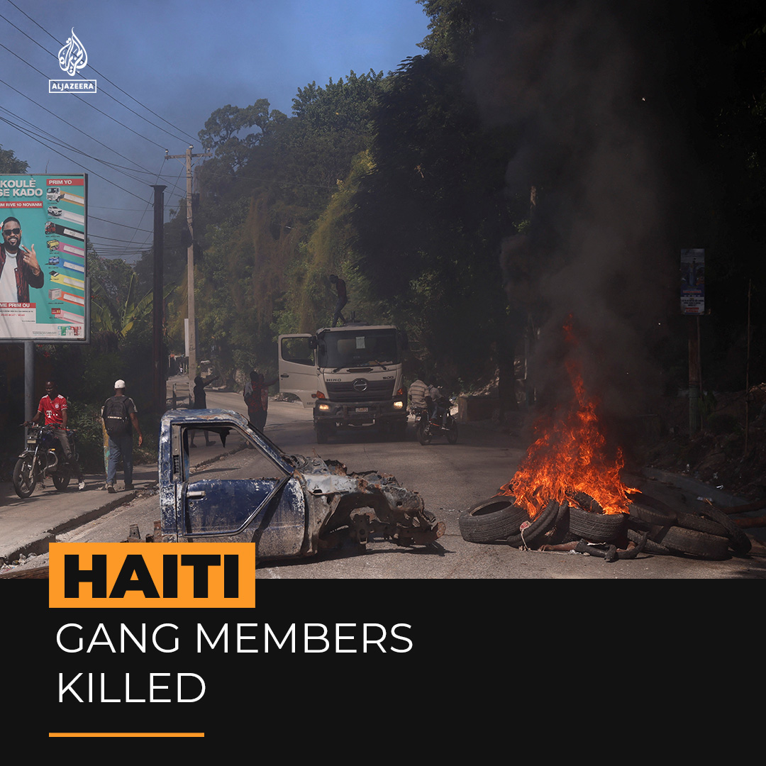 Police and armed residents killed 28 gang members who attempted to attack a suburb of Haiti’s capital, Port-au-Prince.
