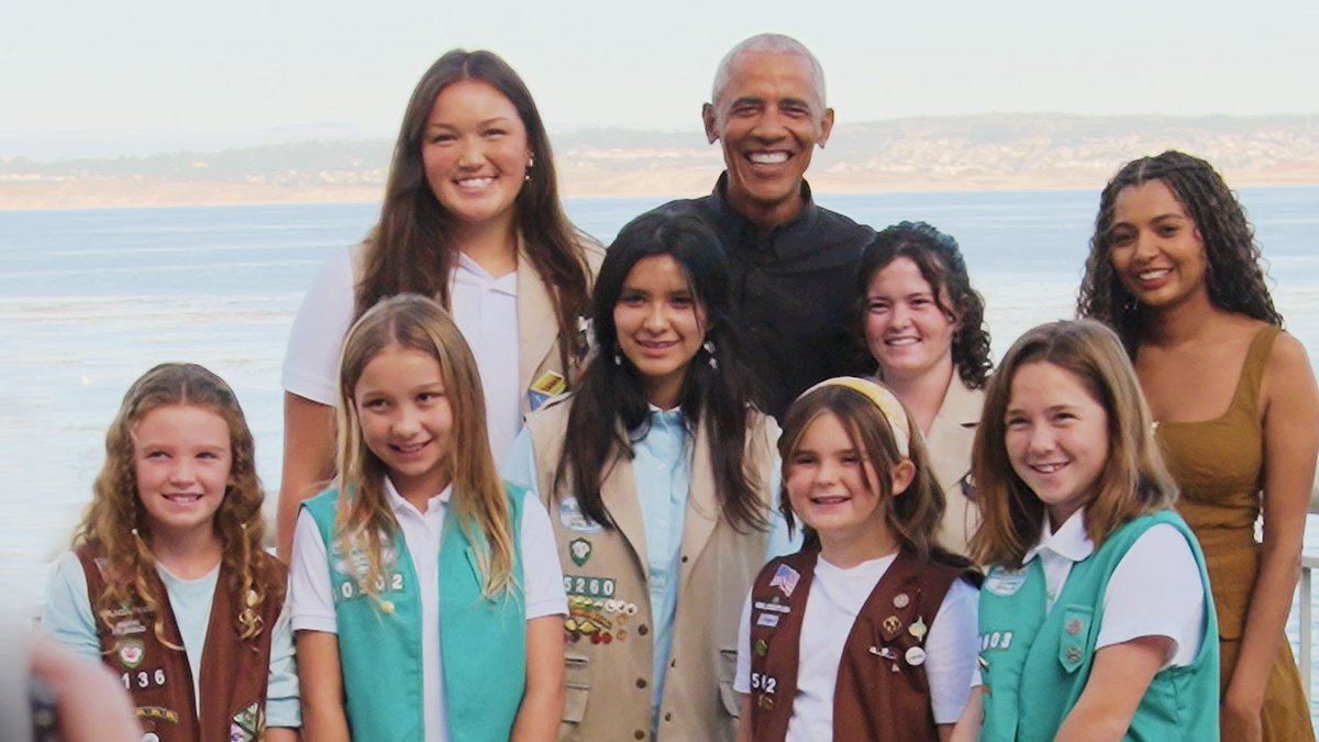 A few weeks ago, I met with Girl Scouts on their trip to Monterey Bay Aquarium. We talked about the magical world just beneath the surface of our oceans, and how our fates are inextricably linked. I hope you’ll check out Our Oceans from Higher Ground, which is streaming now on @Netflix.