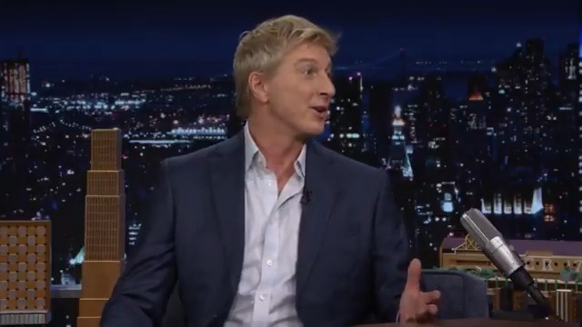 .William Zabka’s parents met at The Tonight Show! #FallonTonight