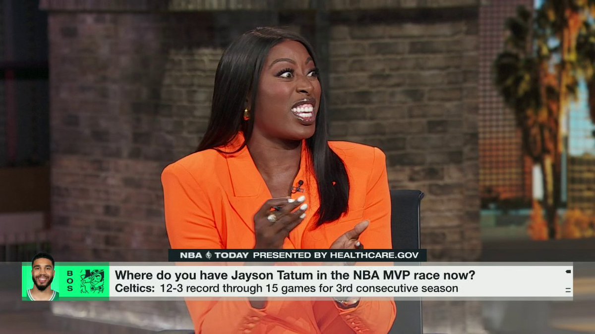 "I want that apology to be loud, because Jayson Tatum deserves more respect." 🔥 Chiney Ogwumike on Jayson Tatum's NBA MVP case this season 👀