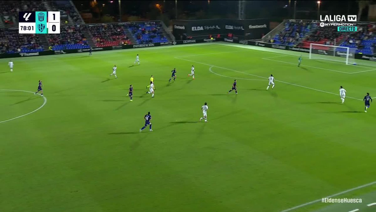 Y Nacho Quintana la manda a dormir... buenas noches, buenas noches 🌙😴 CD Eldense #LALIGAHYPERMOTION