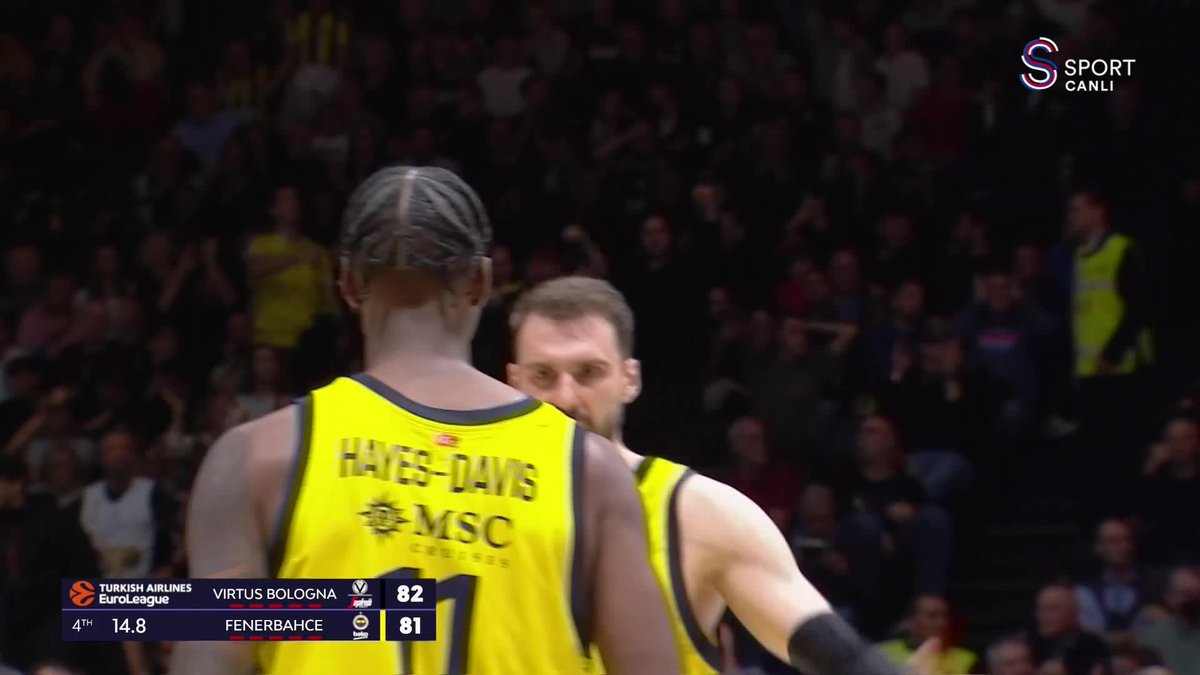 Nigel Hayes-Davis’in maçı kazandıran üçlüğü.