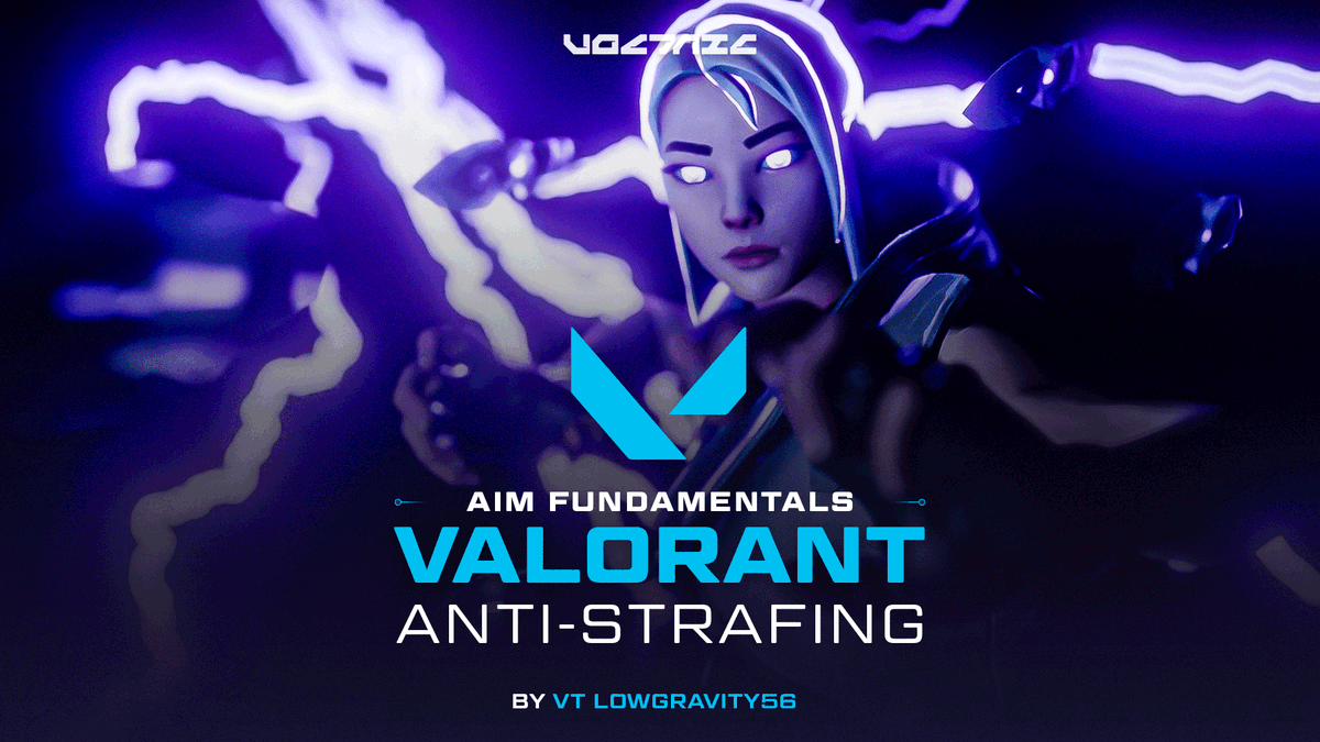 Announcing the Voltaic x @Aimlab Anti-Strafing Routine for VALORANT! ⌜Crafted by VT LG56 🚀⌟ An aim routine that helps players improve their ability to consistently hit side-to-side strafing opponents on Valorant. 🏹 Links below