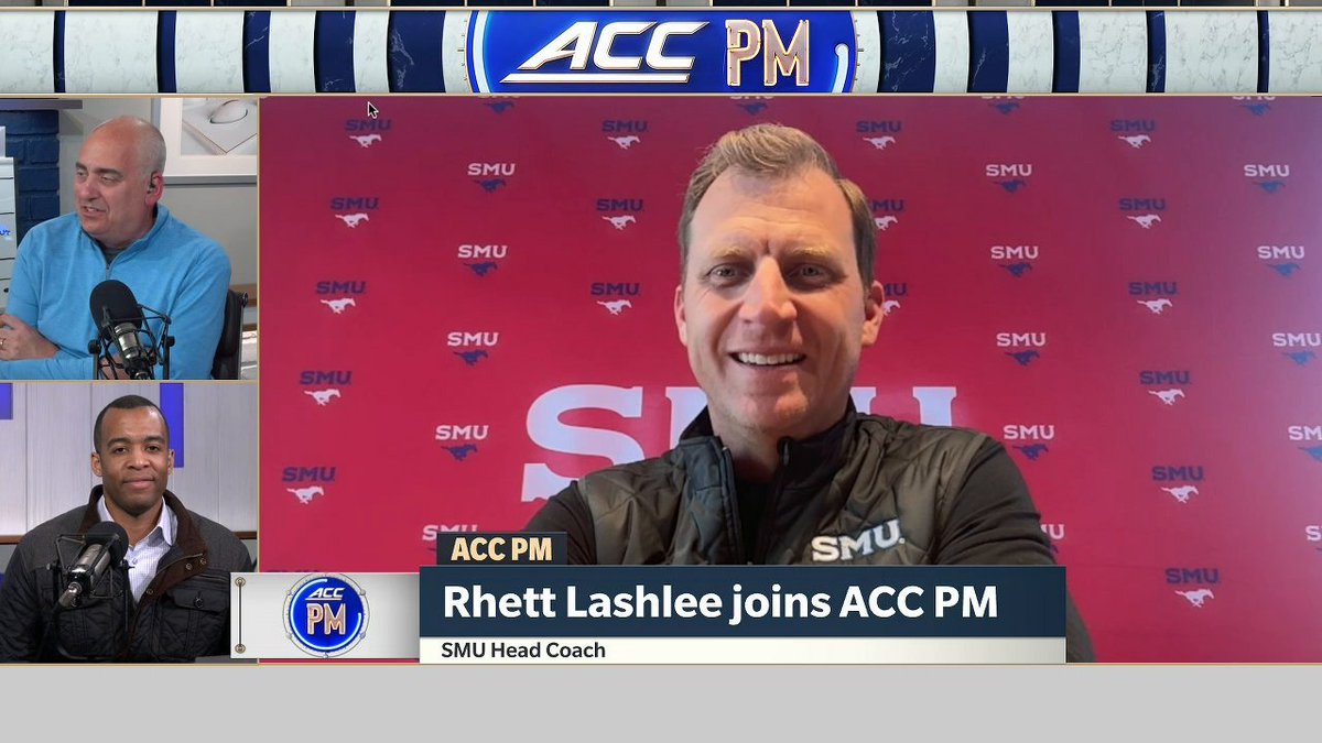 “If we’re able to win our next two games, I don’t think there’s any question we should be in.” Rhett Lashlee says SMU Football is locked in on finishing strong 😤