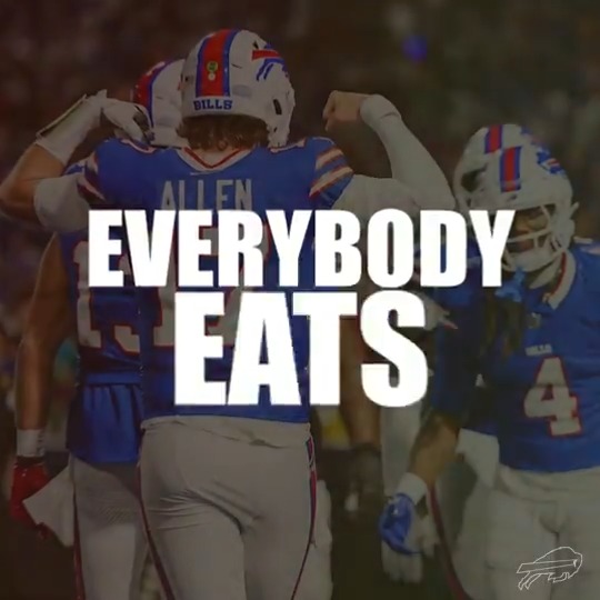 Nobody cares who eats as long as everyone has a plate. #GoBills | #BillsMafia