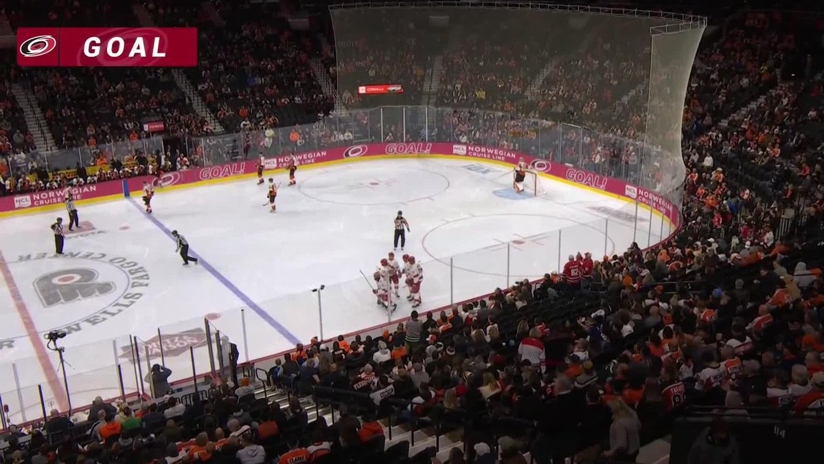 Canes open the scoring 30 seconds in 😳