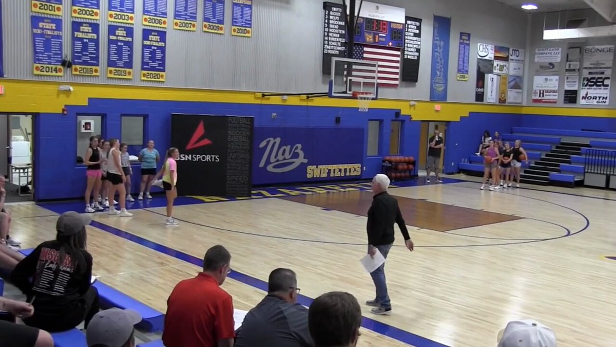 Drive &amp; Kick Shooting by Coach Leslie Broadhurst Great practice for the drift pass